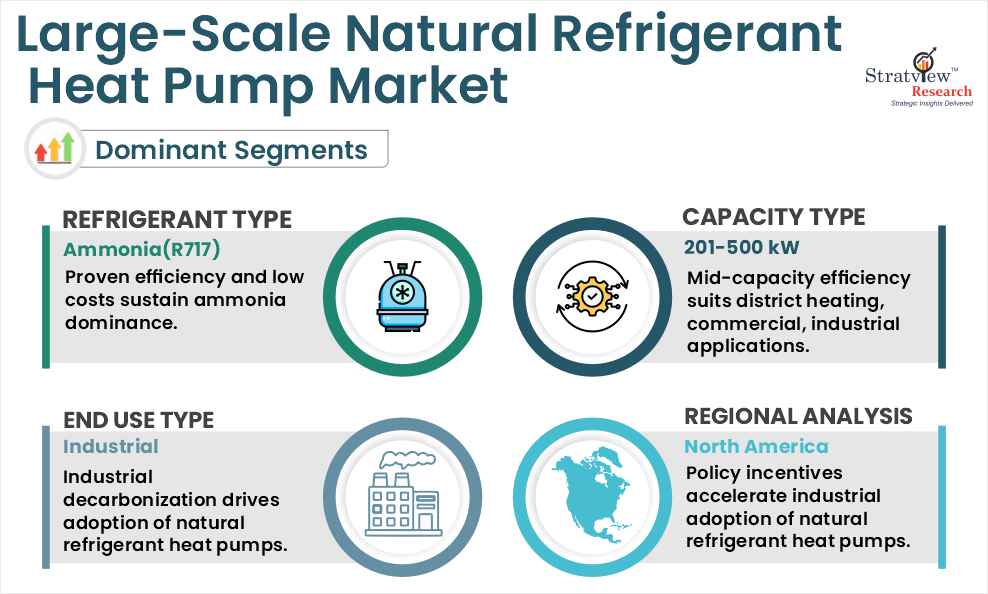 large scale natural refrigerant heat pump market segments
